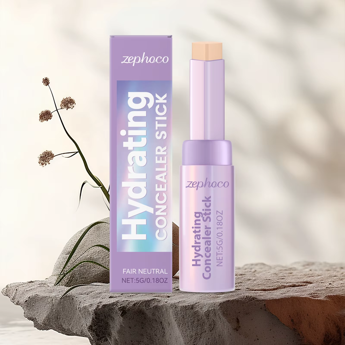 Concealer Contour Stick Waterproof,For Covers Skin Acne Scarring Flaw Sweat-Proof Nature Contouring Cosmetic Face Makeup Tool