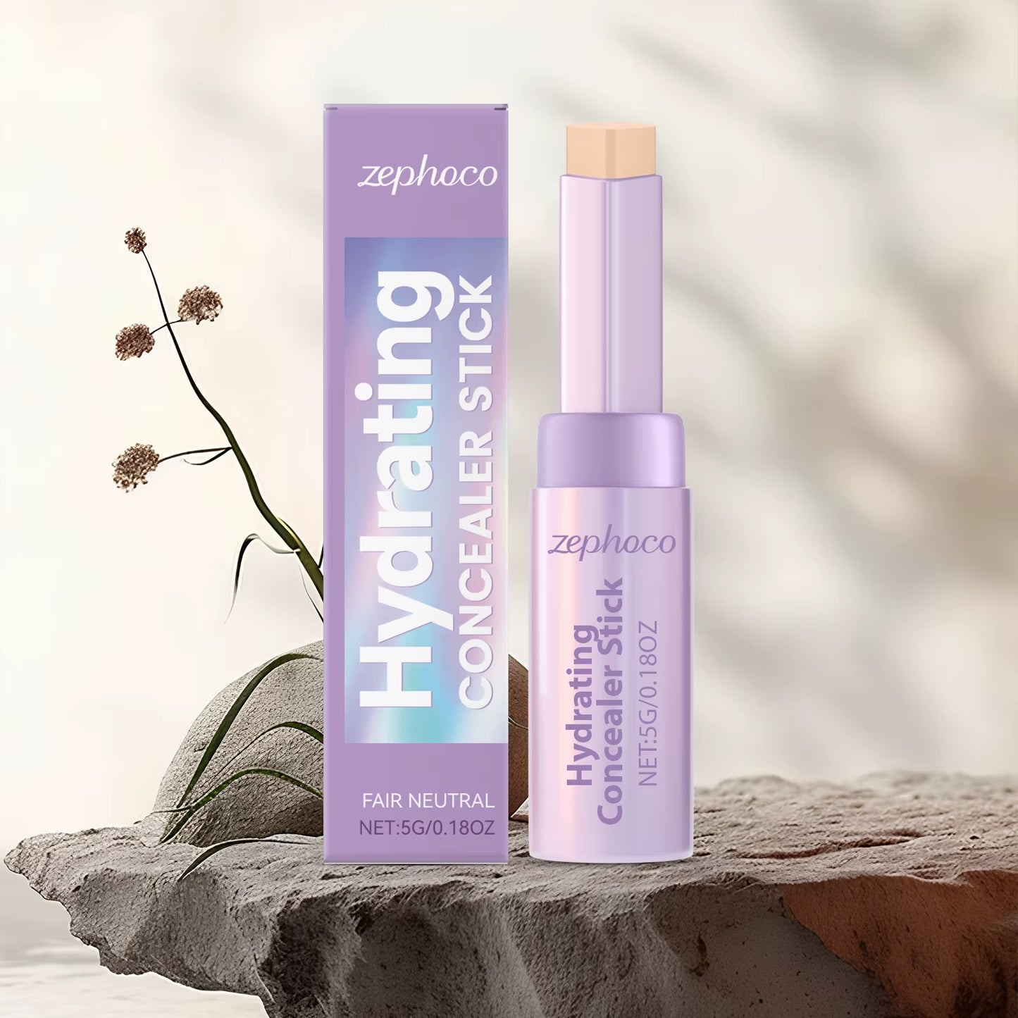 Concealer Contour Stick Waterproof,For Covers Skin Acne Scarring Flaw Sweat-Proof Nature Contouring Cosmetic Face Makeup Tool