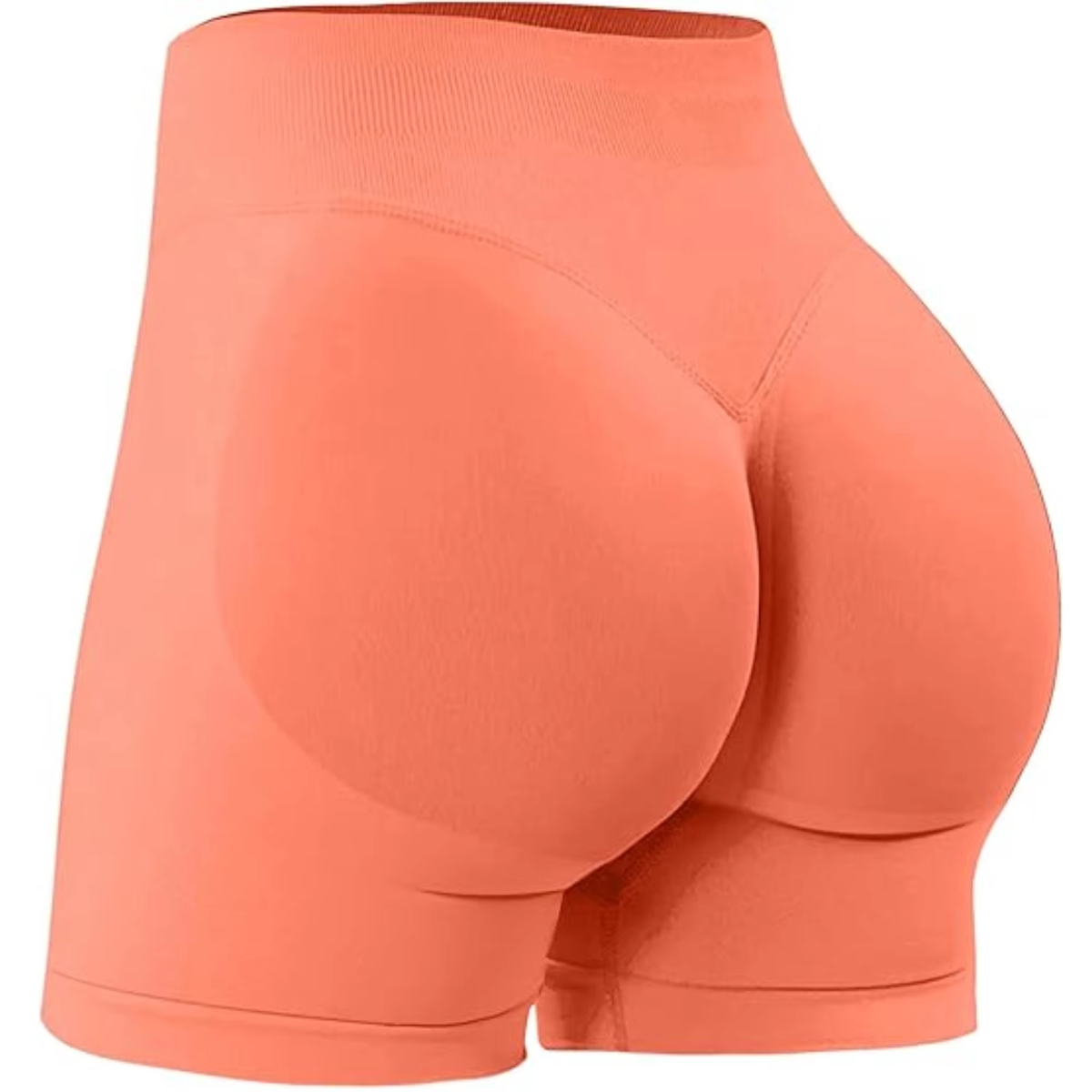 Summer High Waisted Yoga Shorts Fashionable and Sexy Running Fitness Pants Solid Color Yoga Leggings