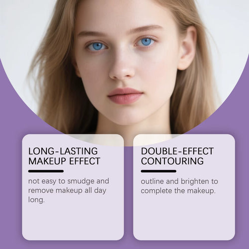 Concealer Contour Stick Waterproof,For Covers Skin Acne Scarring Flaw Sweat-Proof Nature Contouring Cosmetic Face Makeup Tool