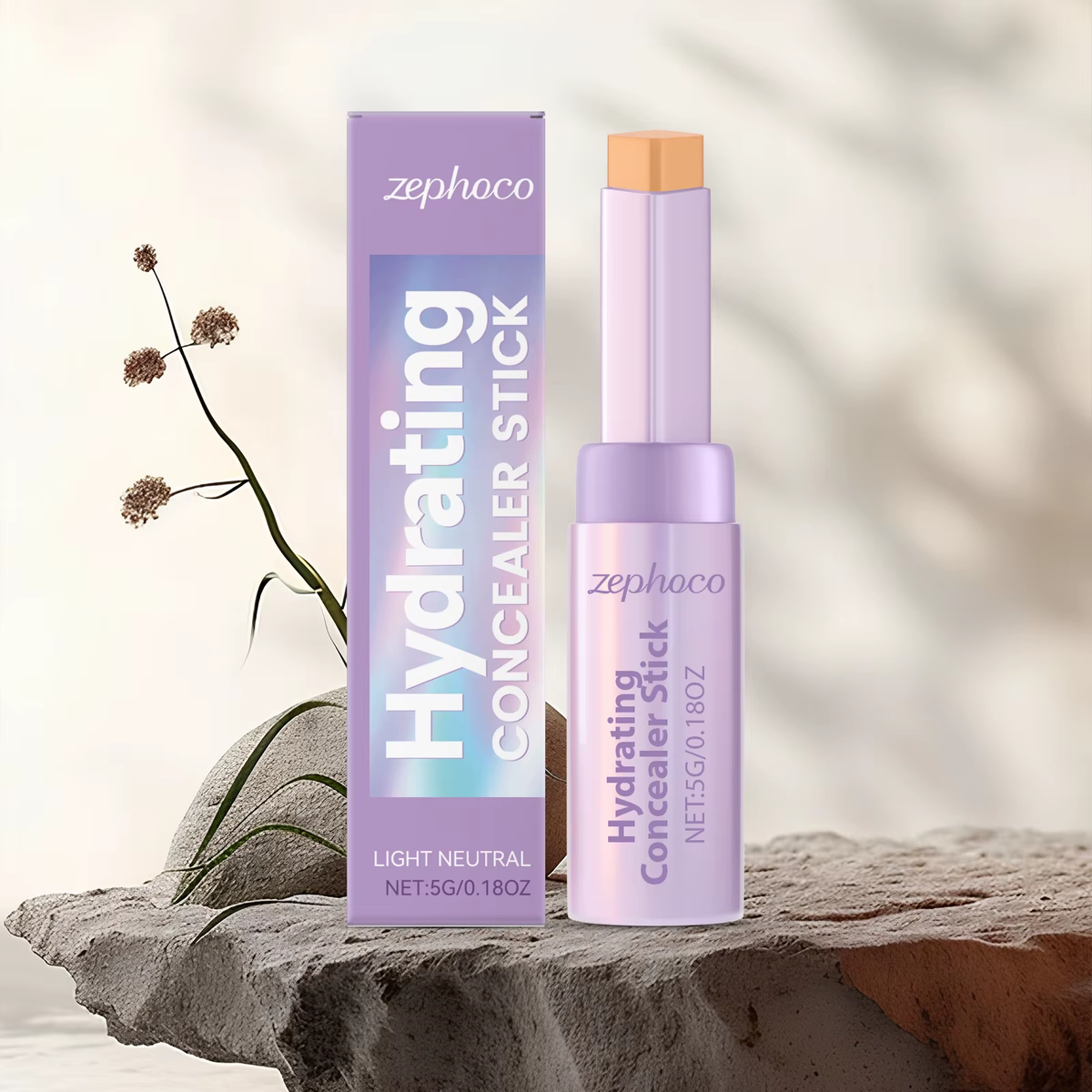 Concealer Contour Stick Waterproof,For Covers Skin Acne Scarring Flaw Sweat-Proof Nature Contouring Cosmetic Face Makeup Tool