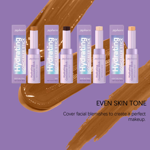 Concealer Contour Stick Waterproof,For Covers Skin Acne Scarring Flaw Sweat-Proof Nature Contouring Cosmetic Face Makeup Tool